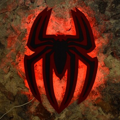 Lámpara de Pared Spiderman