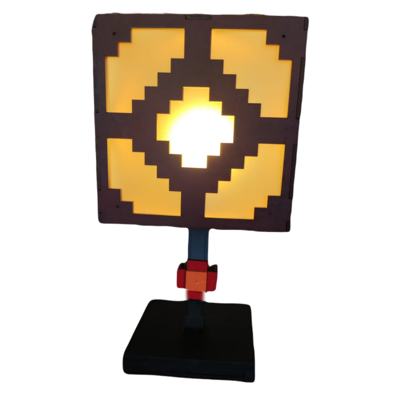 Lámpara Minecraft