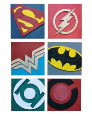 Set Cuadros DC Justice League