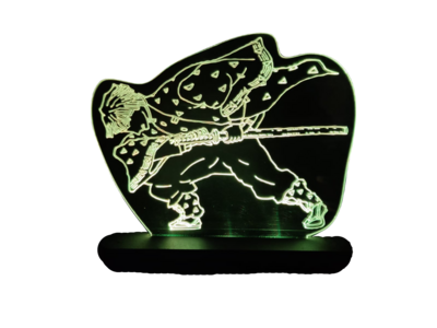 Lámpara Acrílico 3D Zenitsu