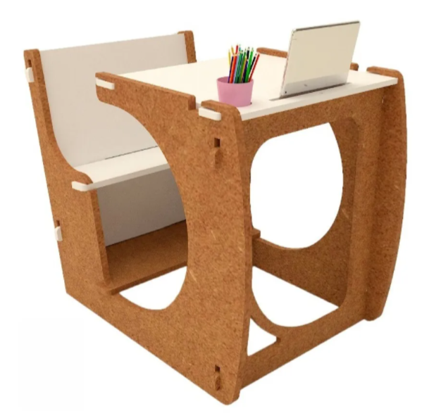Pupitre Mesa Banco Escritorio Infantil Armable