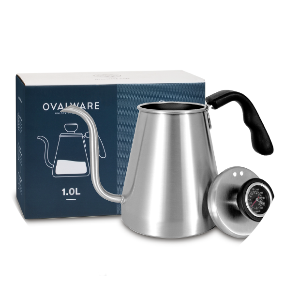 Ovalware Thermometer Pour Over Kettle
