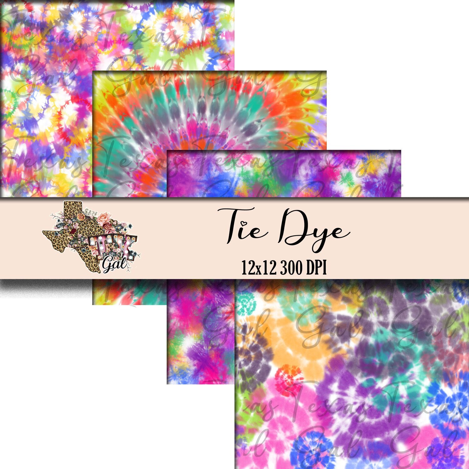 Tie Dye Seamless Digital Paper Background Scrapbook Paper Download Download Instant Download PNG Sublimation