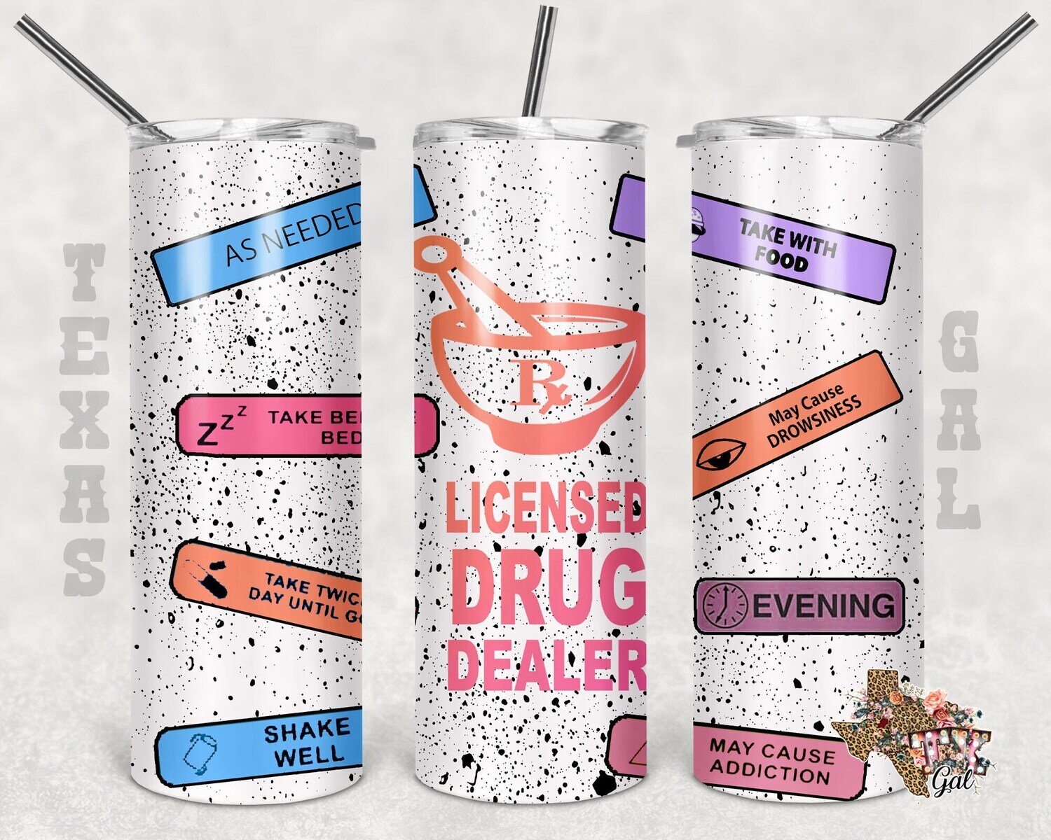 20 Oz skinny tumbler drugs RX wrap tapered straight template digital download sublimation graphics instant download sublimation png