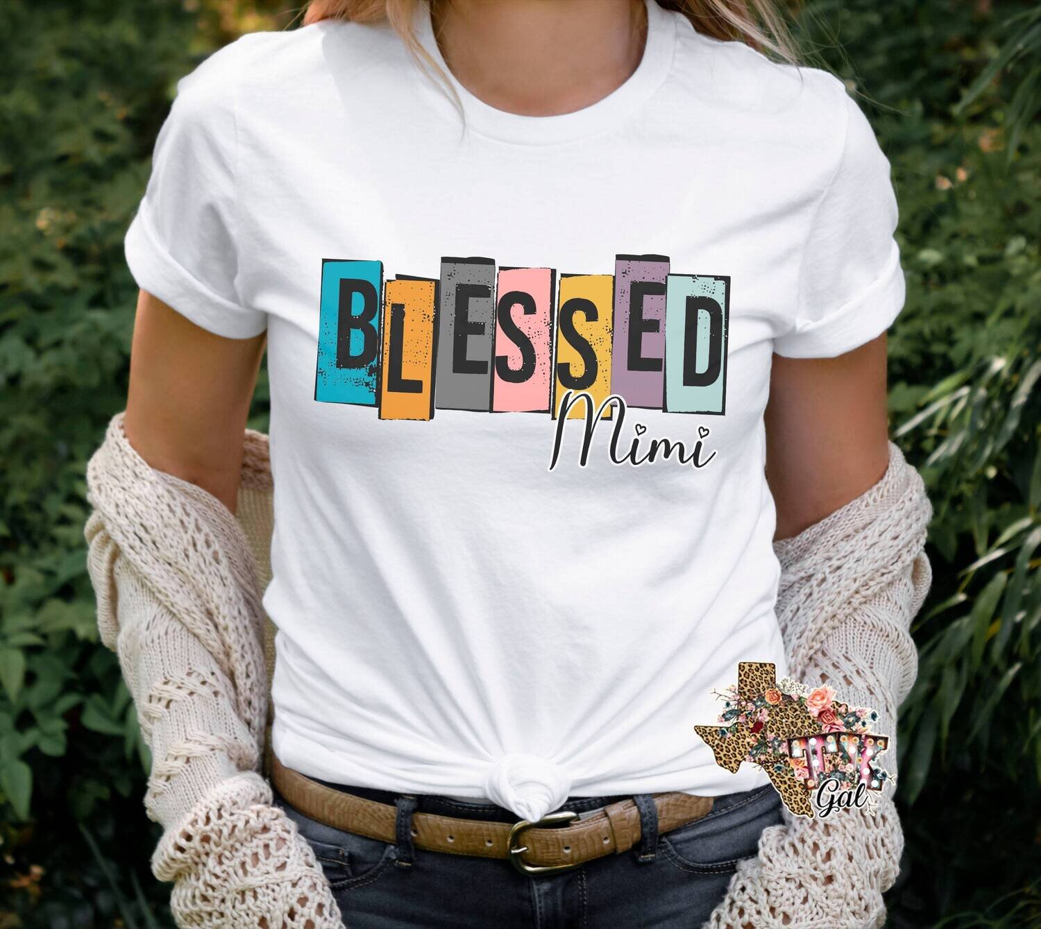Blessed Mimi T-shirt PNG Sublimation Digital Download