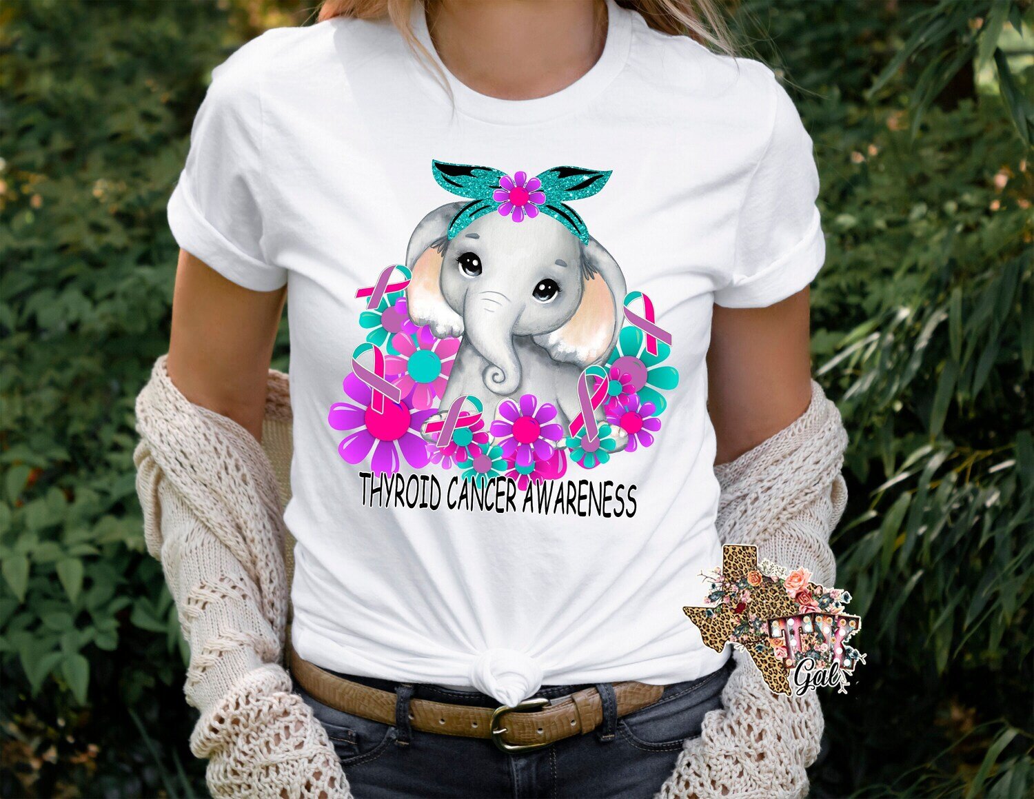 Thyroid Cancer Awareness T-shirt PNG sublimation digital download PNG