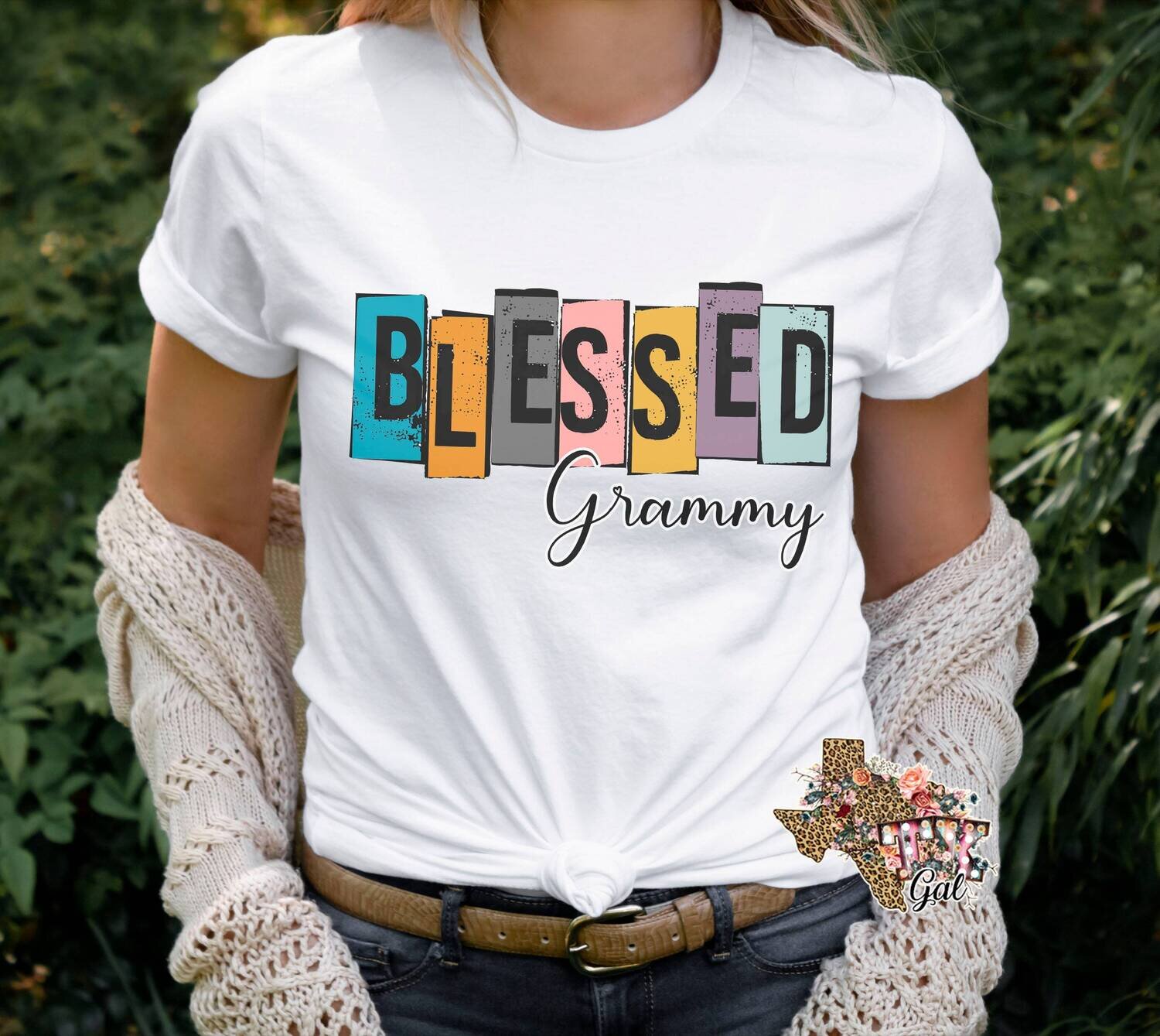 Blessed Grammy T-shirt PNG Sublimation Digital Download