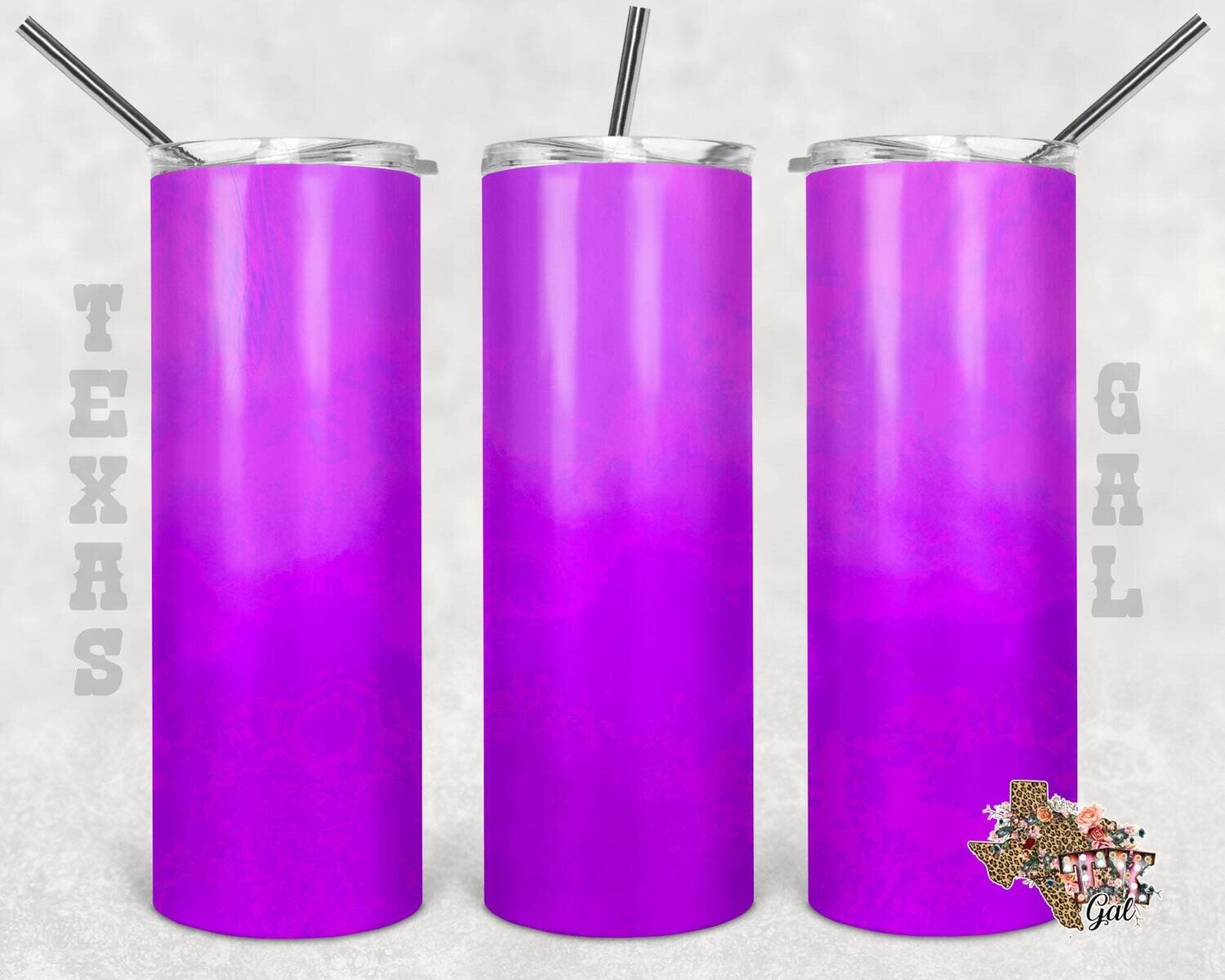 20 oz Skinny Tumbler Smokey Hazy Purple Pink Seamless Sublimation Design PNG Instant DIGITAL ONLY
