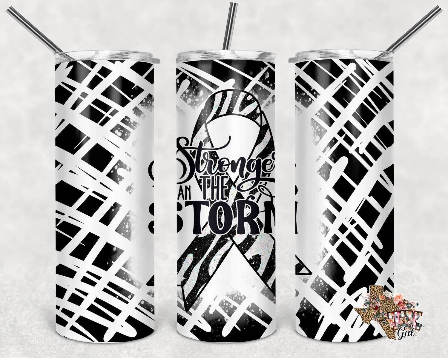 20 Oz skinny tumbler EDS awareness wrap tapered straight template digital download sublimation graphics instant download sublimation png