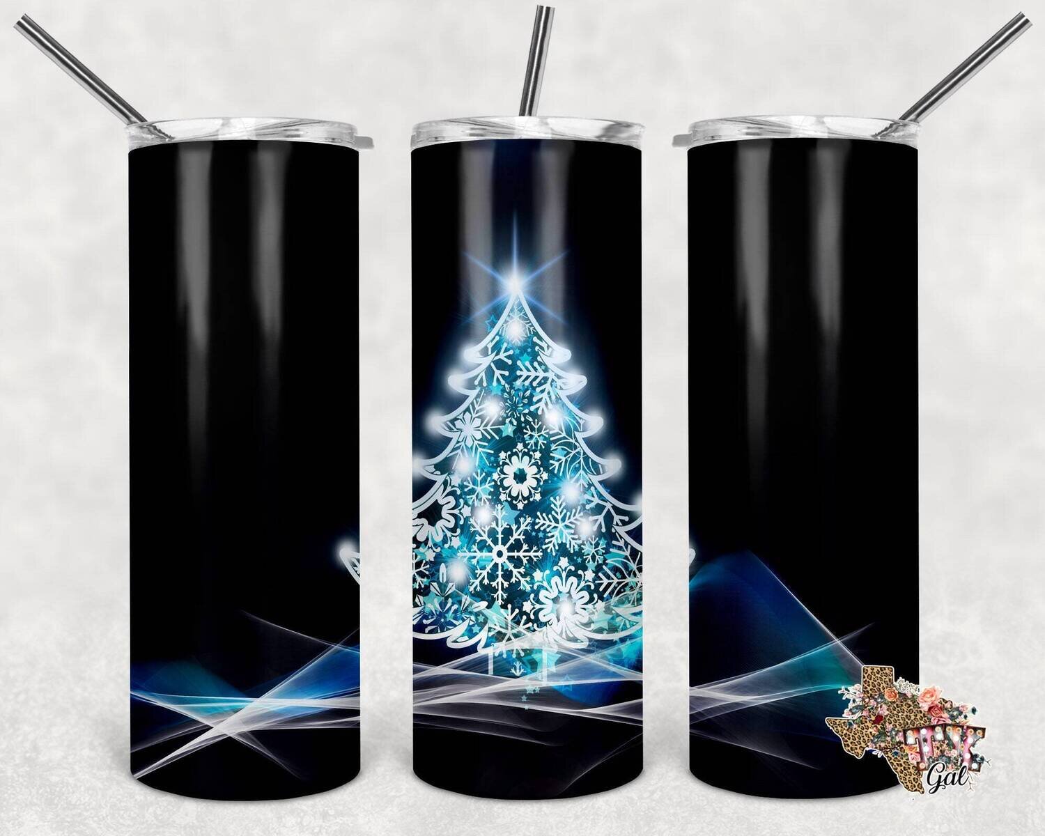 Christmas, Christmas tree, Tumbler design, 20 oz skinny tumbler design, tumbler, sublimation, digital download, PNG
