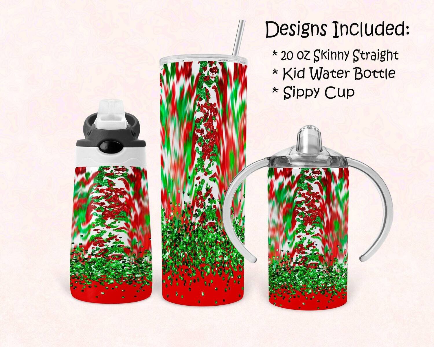 Christmas, Tumbler design, bundle, 20oz skinny tumbler design, 12oz kid water bottle, sippy cup, tumbler, sublimation, digital download, PNG