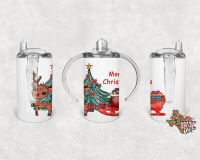 Sippy cup, Merry Christmas, Tumbler design, 12 oz sippy cup design, tumbler, sublimation, digital download, PNG