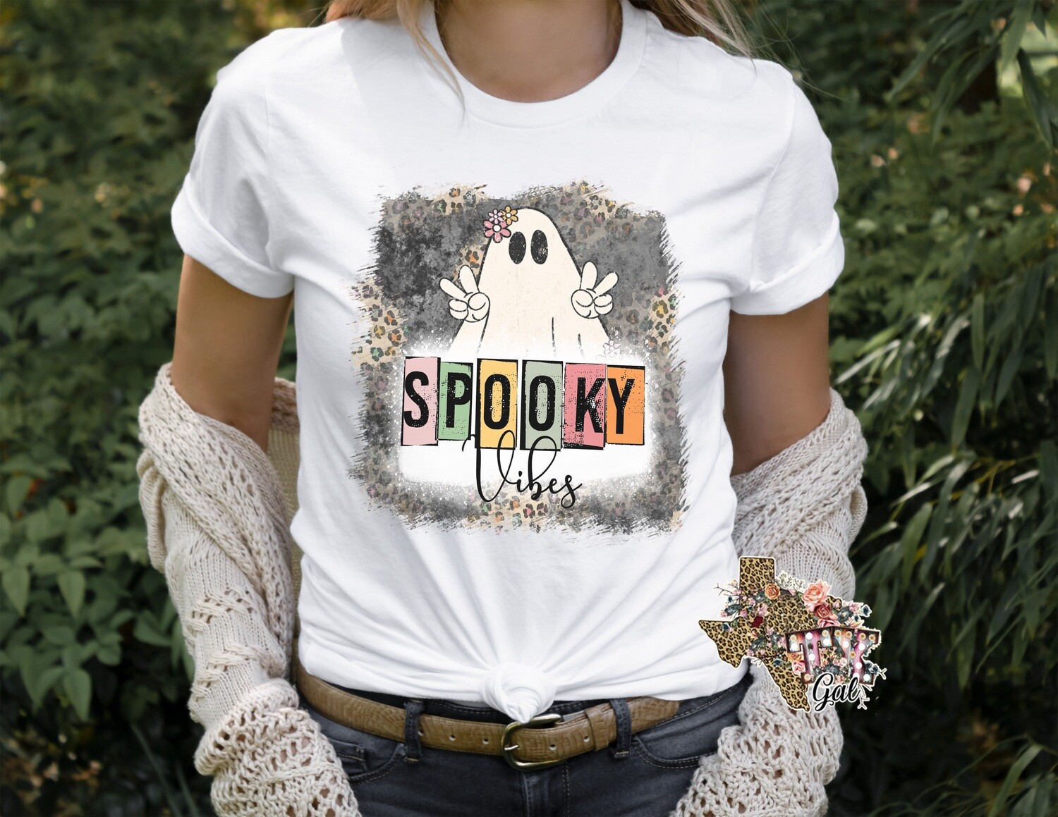 T-shirt Spooky Vibes Sublimation Digital Download PNG