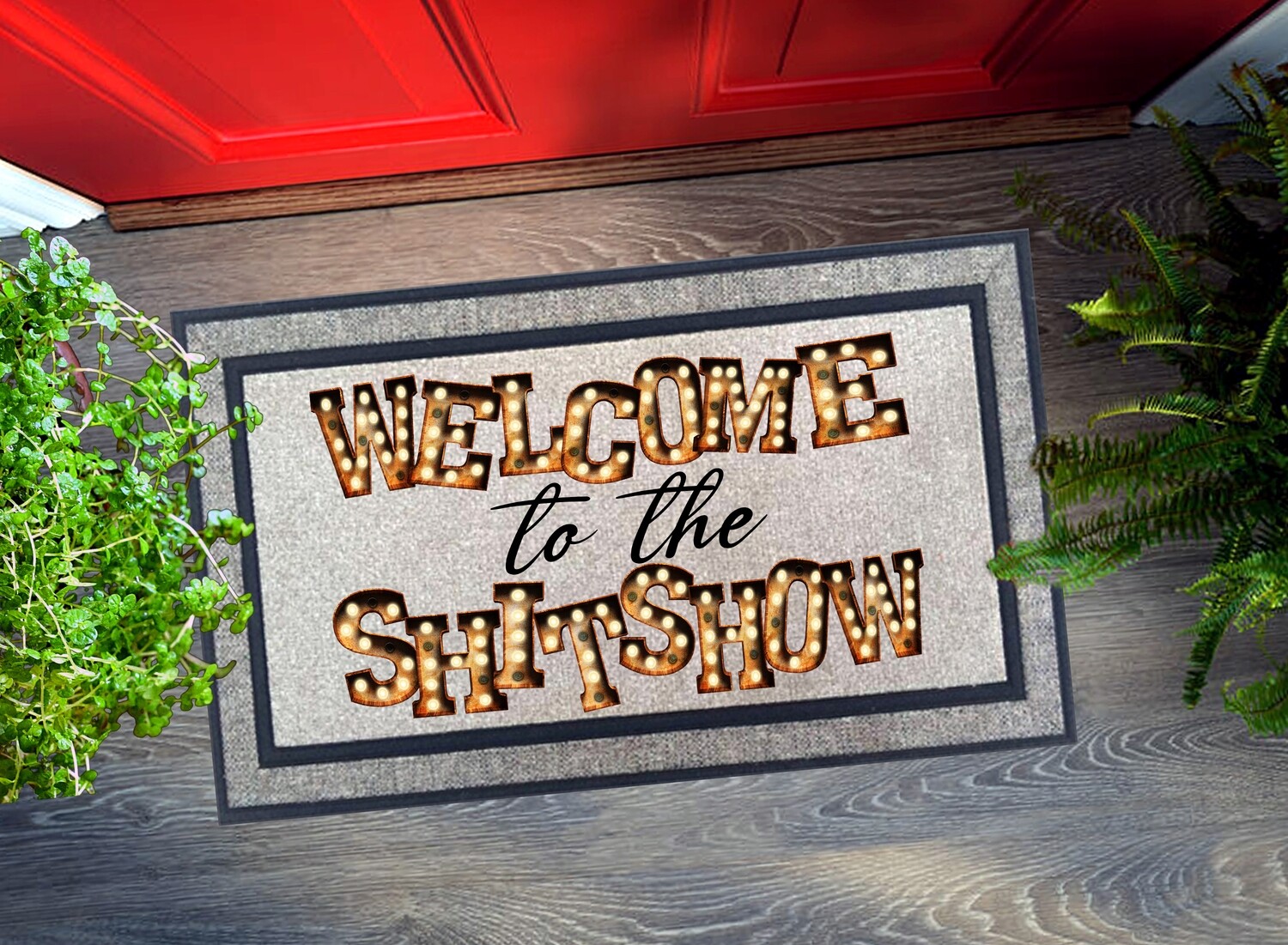 Welcome To The Shitshow Door Mat Welcome Mat Sublimation Instant Download Digital download PNG