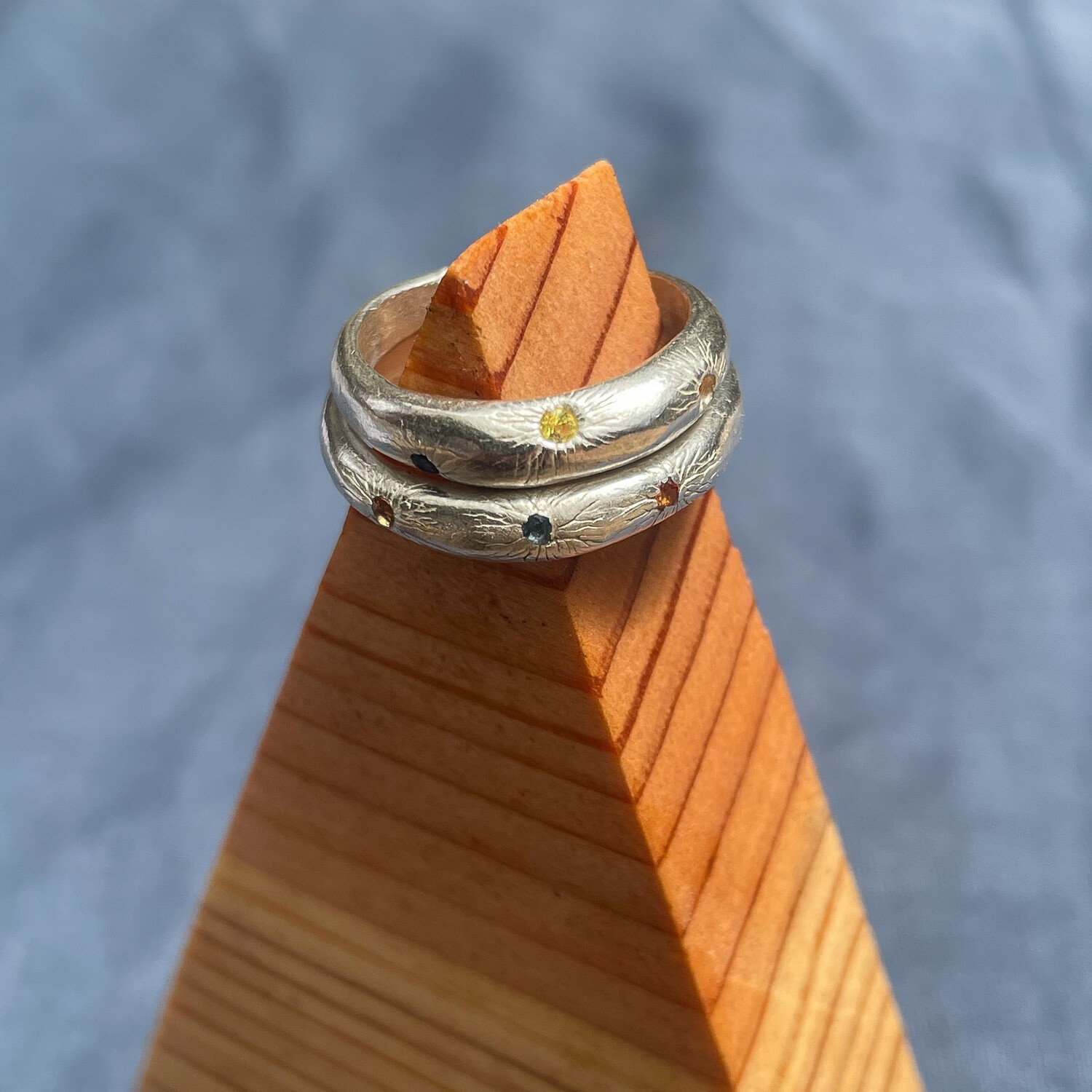 Sapphire trio organic stacker
