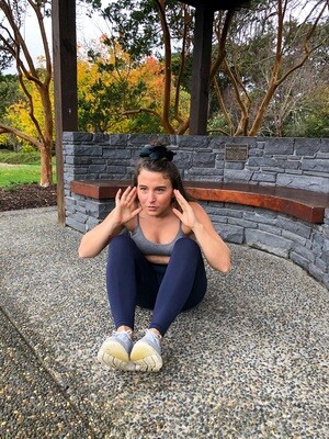 Navy leggings