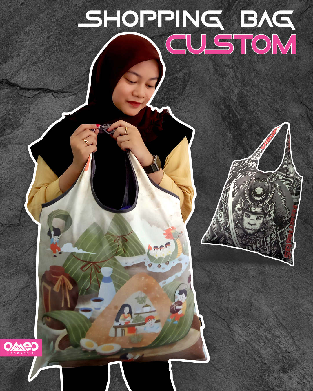 Tas Belanja Lipat / Shopping Bag CUSTOM