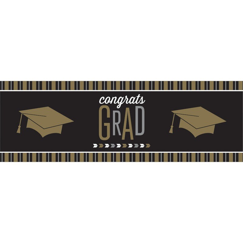 Glitzy Grad Giant Banner
