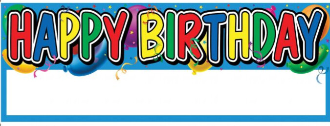 Birthday Banner to Personalize