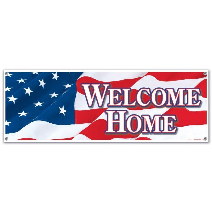 Patriotic Welcome Home Banner