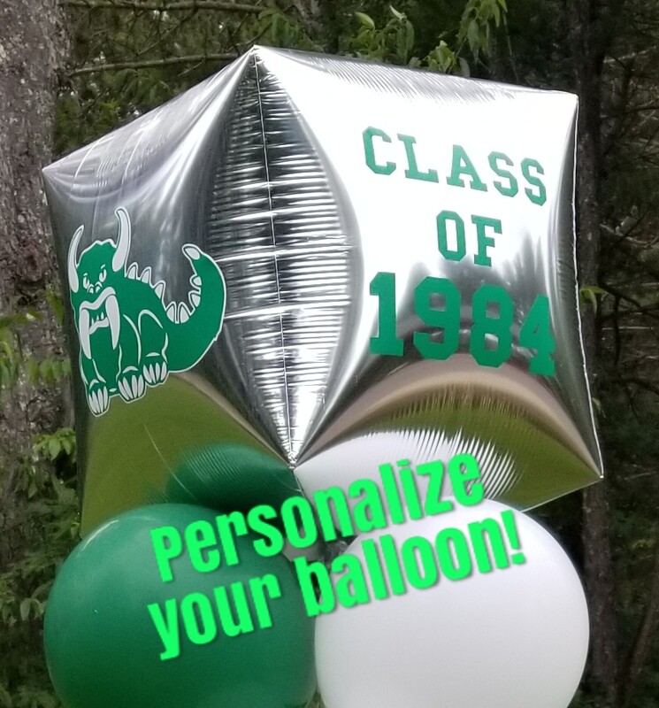 Personalized Balloon - price does not include balloon or helium