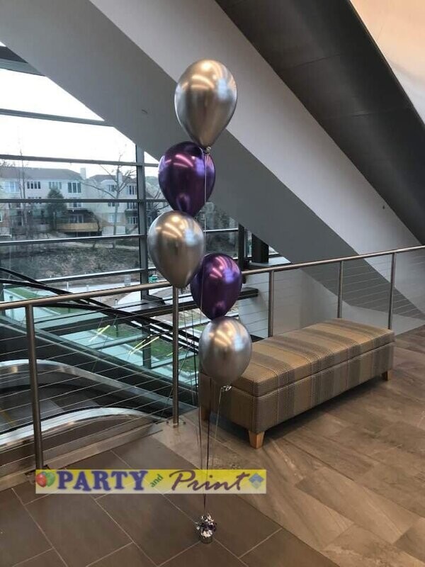 5  Latex Balloons