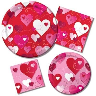 Hearts and Swirls Tableware and Décor