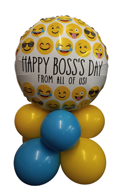 18" Foil  Balloon Tabletop Boss's Day Centerpiece