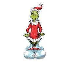Grinch Santa 59" tall