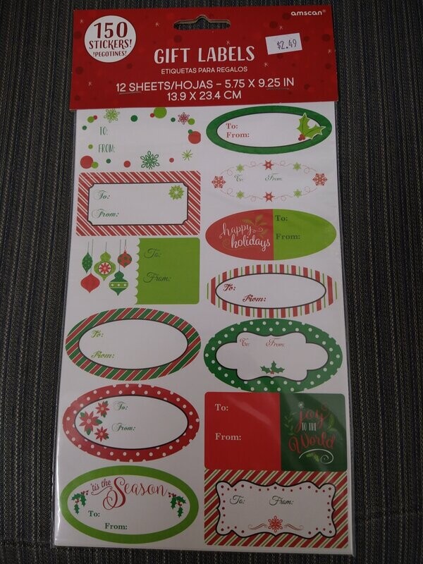 Christmas Gift Labels