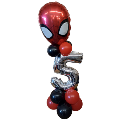 14" Number Centerpiece with character balloon