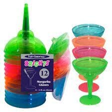 Margarita Glasses - Neon