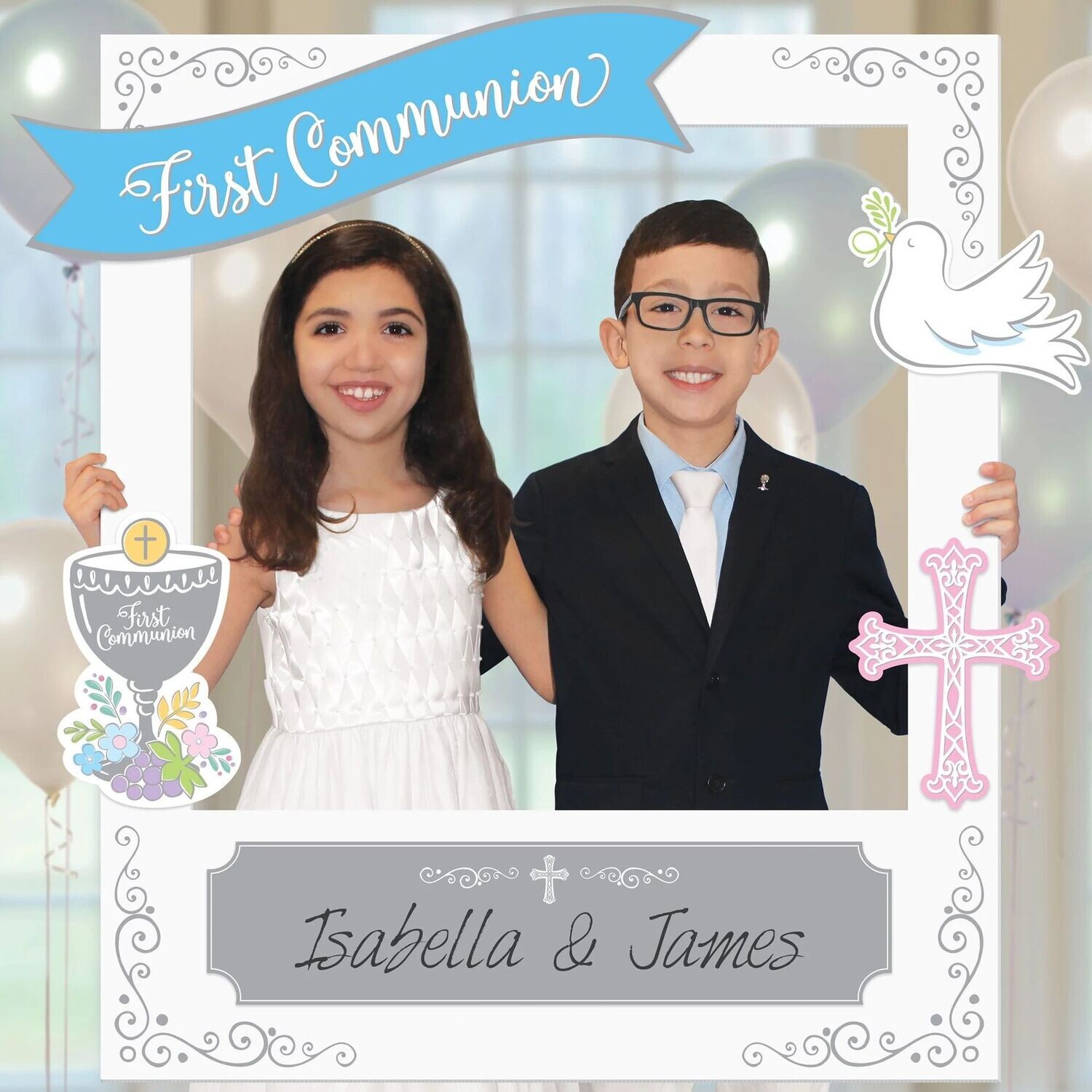 First Communion Customizable Photo Frame