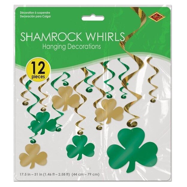 Shamrock Whirls Hanging Decoration