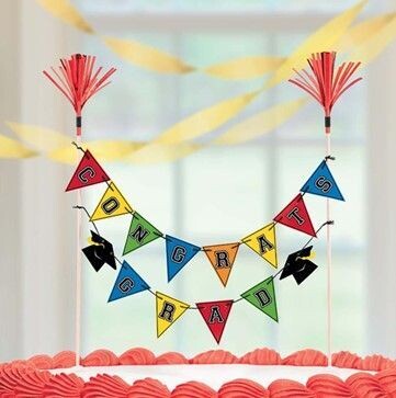 Graduation Cake Pick Decorations