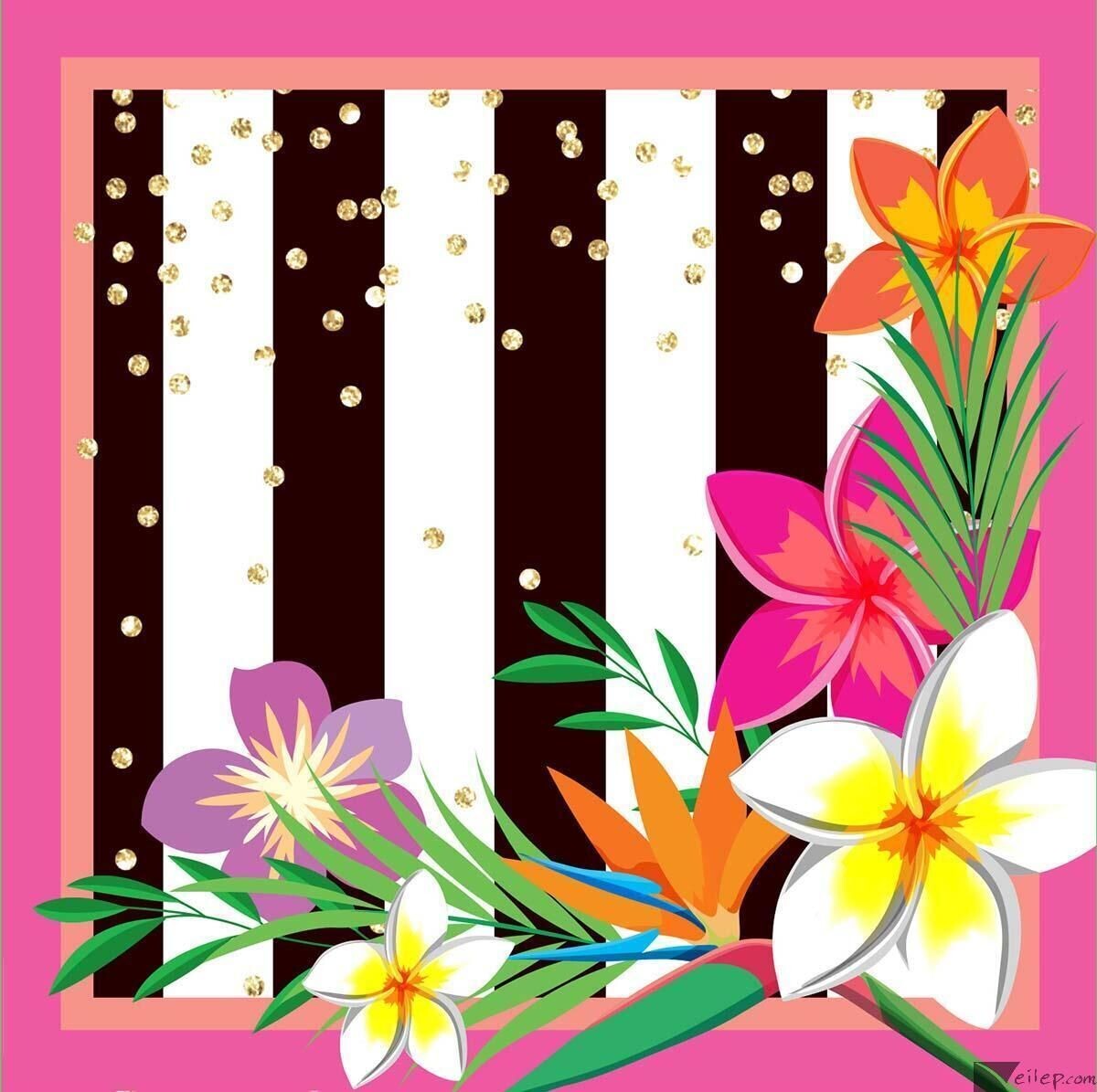 Flamingo Summer Tableware, Options: Beverage Napkins (16 ct.)
