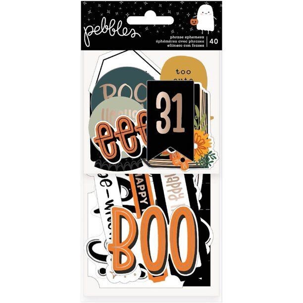Halloween Phrase Ephemera (40 pieces)