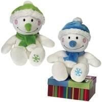 Sitting Snowman Plush 8.5  inches