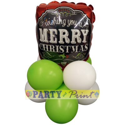 Christmas Balloon Centerpiece with small  Balloon - Click for more options