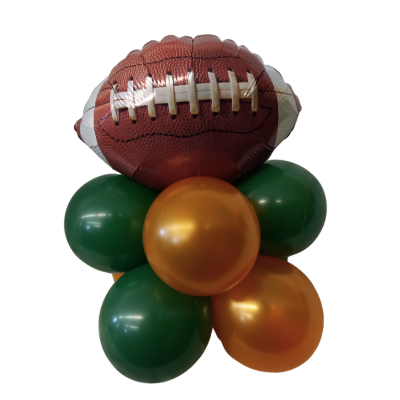 Balloon Centerpiece with small  Football