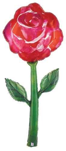 Fresh Picks Watercolor Rose Balloon over 5 feet tall!