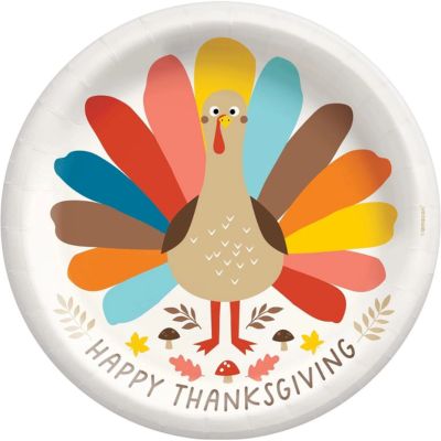 Happy Turkey Day Plates - click for all options
