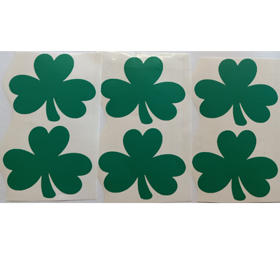 Vinyl Clover Stickers (removable)