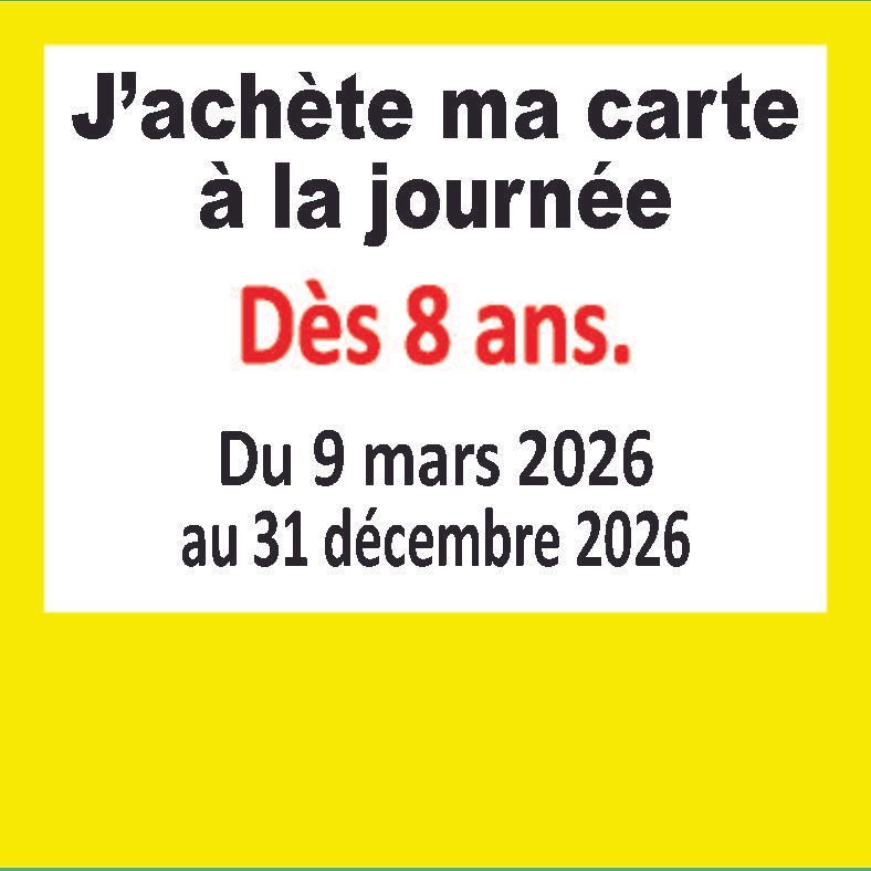 Carte pêche Carte pêche "journée" dès 8 ans.