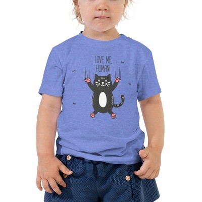 Funny Cat Toddler T-shirt Short Sleeve Tee