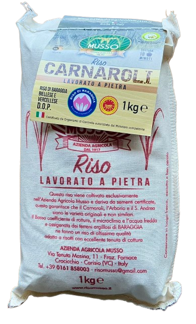 Risotto Carnaroli da Azienda Agricola Musso