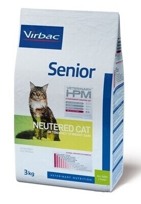 Virbac HPM Cat Senior Neutered kaķu barība 400g - 7kg