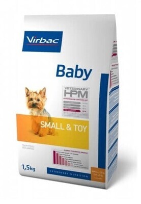Virbac HPM Dog Baby Small&Toy suņu barība 1.5kg - 3kg