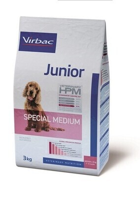 Virbac HPM Dog Junior Special Medium Suņu Barība 3kg - 12kg