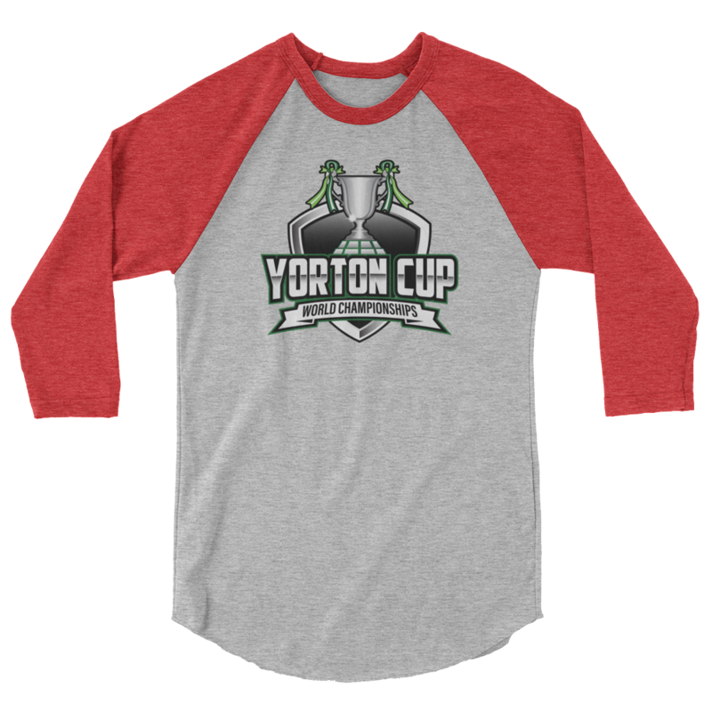 Yorton Cup - Unisex 3/4 Length Baseball Tee